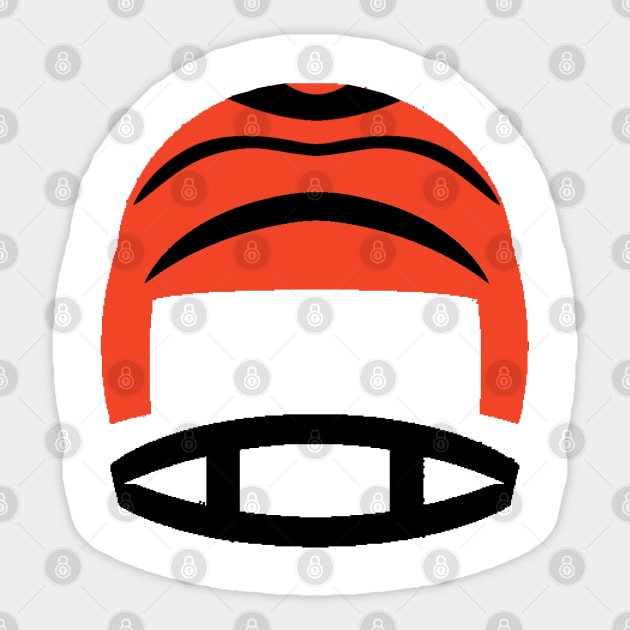 Retro Cincinnati Football Helmet Sticker by twothree